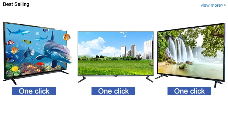 Factory Wholesale 65&quot; 75 Inch LED Digital TV Android Smart TV 4K Tempered TV Thin Televisions