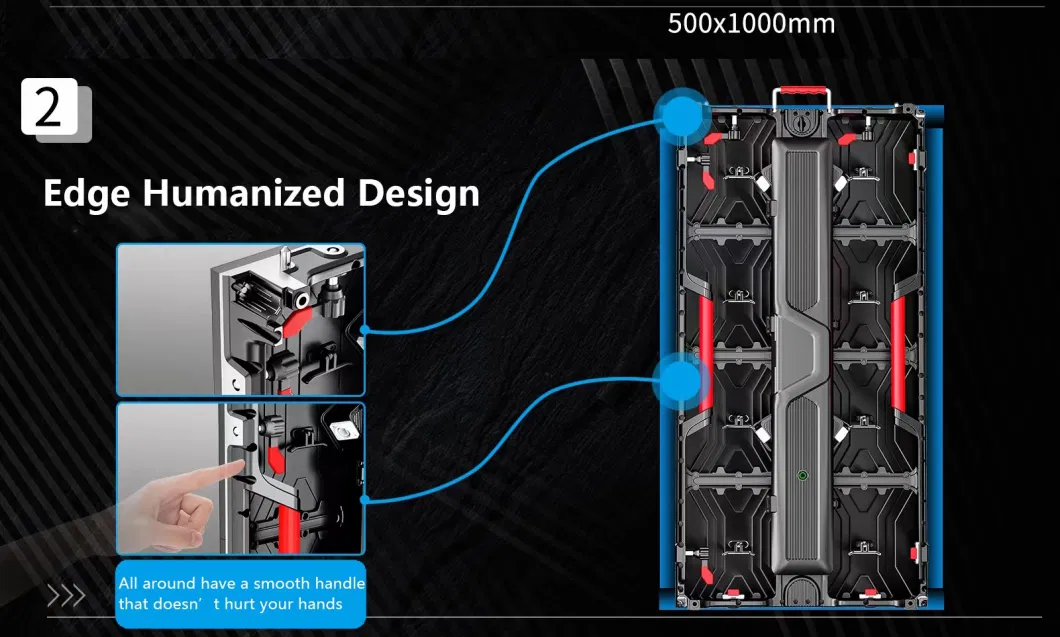 P2.604 Big LED Video Wall TV Screen Panel Indoor HD Rental Stage Event