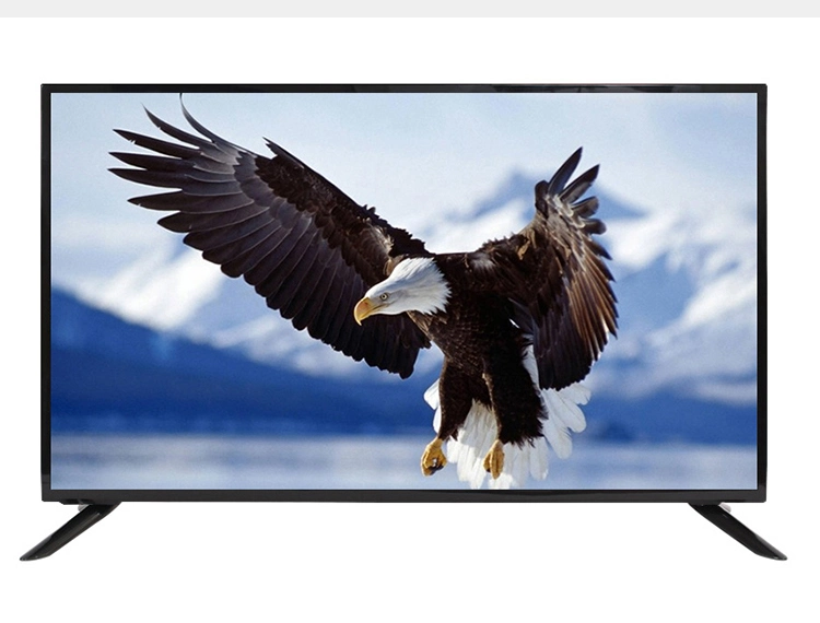 Factory Wholesale 65&quot; 75 Inch LED Digital TV Android Smart TV 4K Tempered TV Thin Televisions