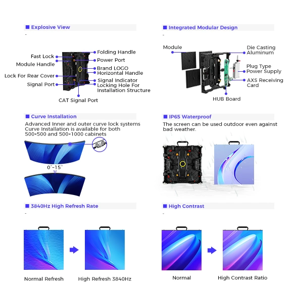 Legidatech Indoor Outdoor Curved Rental LED Screen Display Virtual Production LED Wall Filming TV Studio Broadcast Events Debut Concert